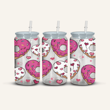 Doughnut Heart Snowglobe Cup